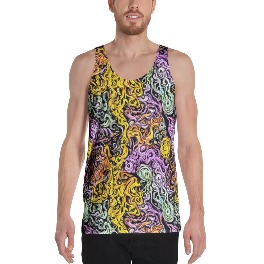 Whirling Spectrum on Men's Tank Top — Front
