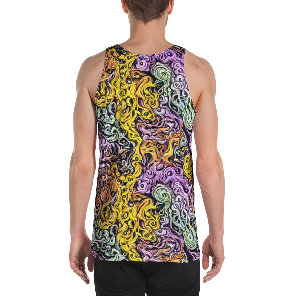 Whirling Spectrum on Men's Tank Top — Back