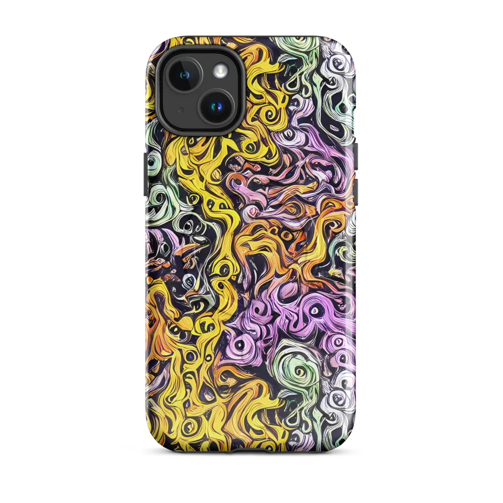 Whirling Spectrum on MagSafe Tough Case for iPhone® — Front