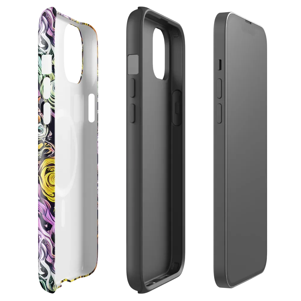 Whirling Spectrum on MagSafe Tough Case for iPhone® — Front