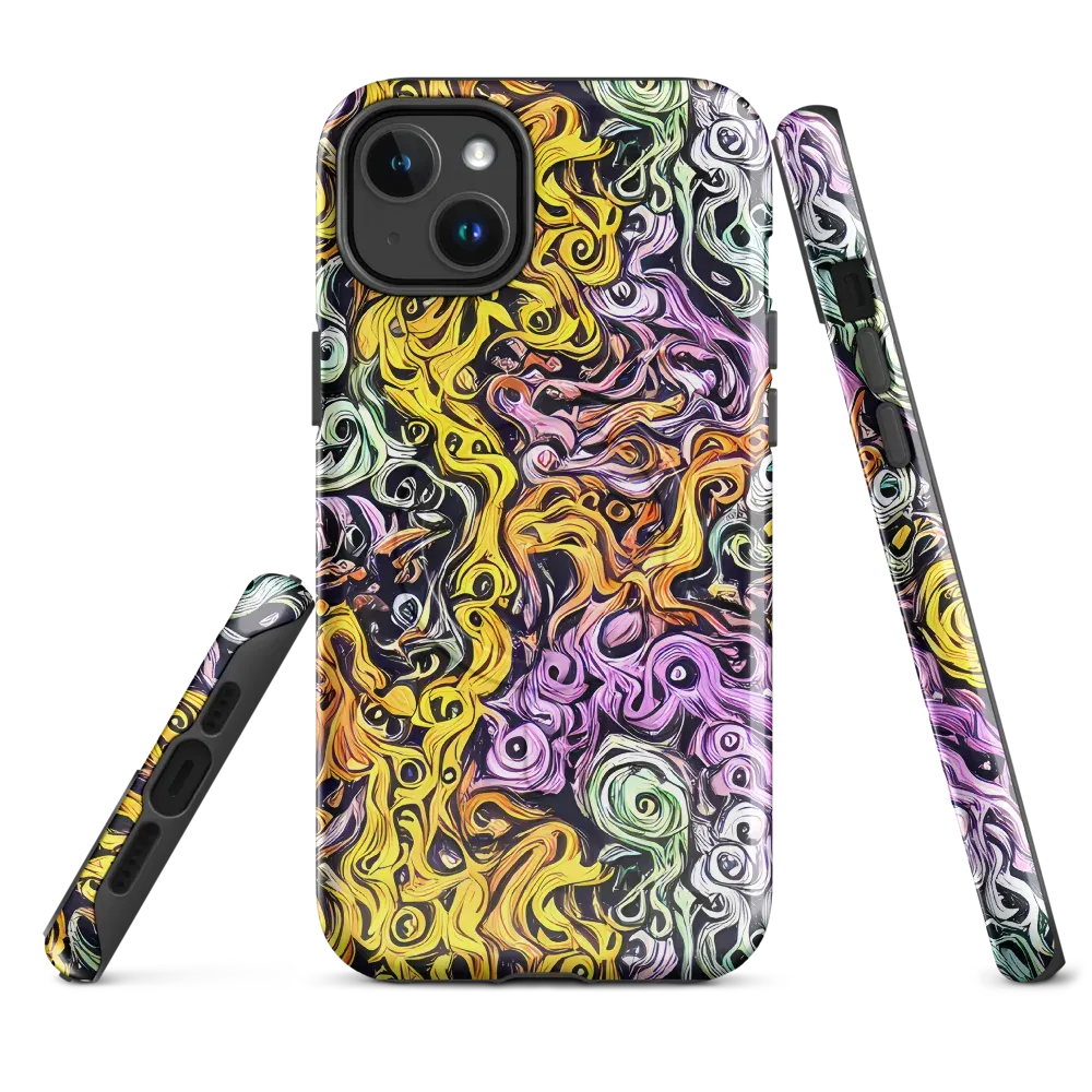 Whirling Spectrum on MagSafe Tough Case for iPhone® — Front