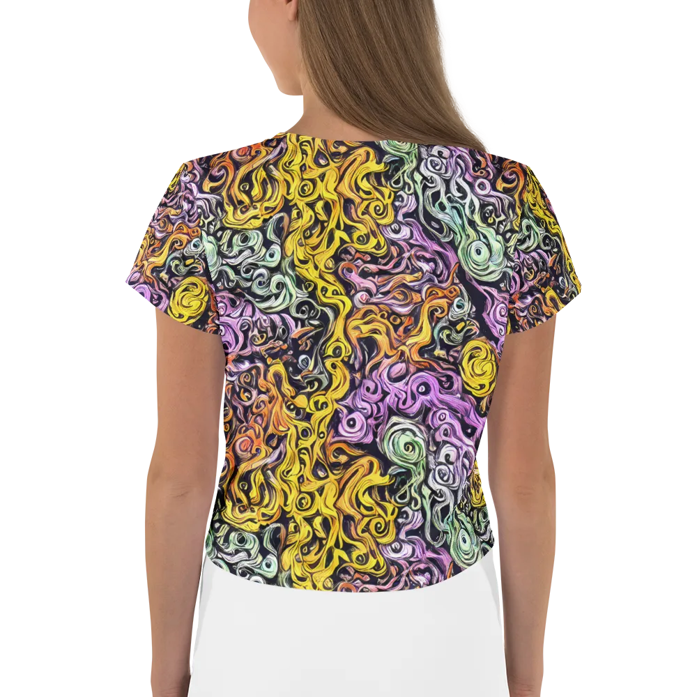 Whirling Spectrum on Crop Tee — Back