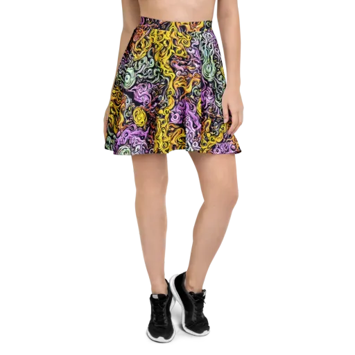 Whirling Spectrum on a Skater Skirt