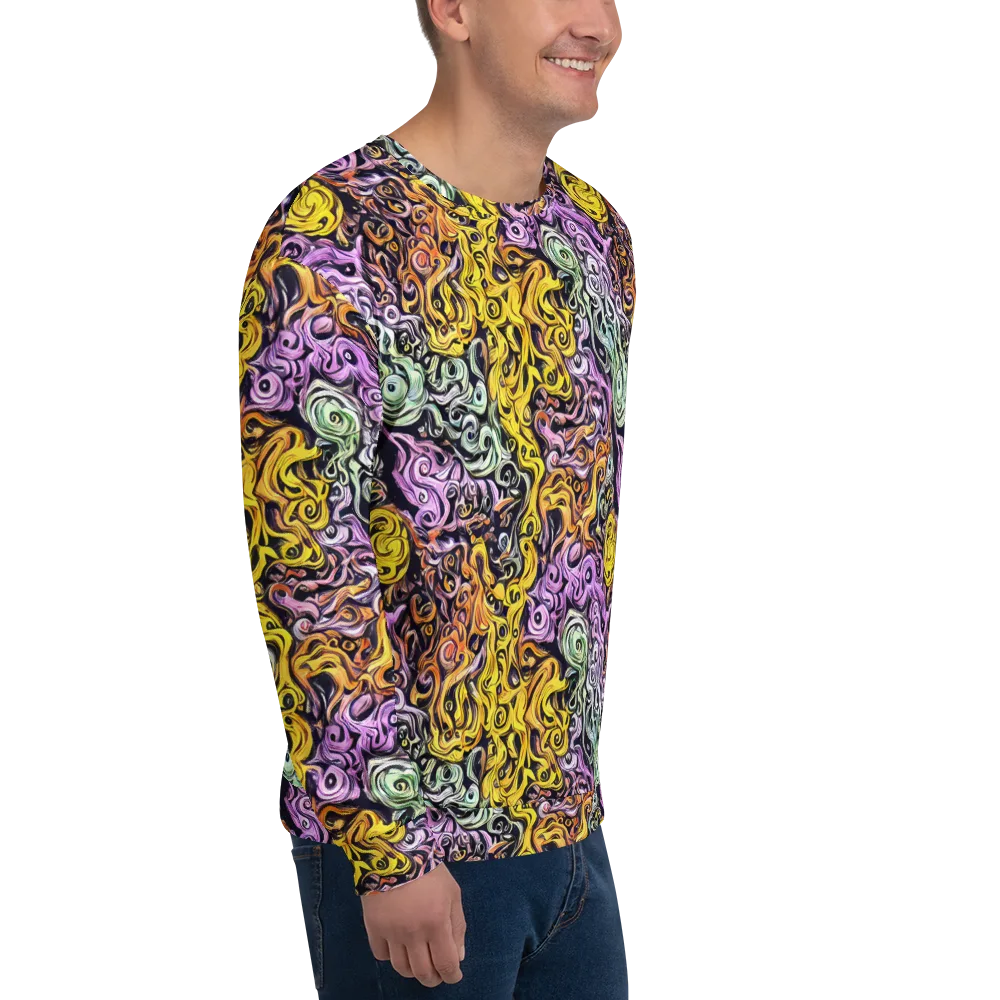 Whirling Spectrum on Sweatshirt — Right Front