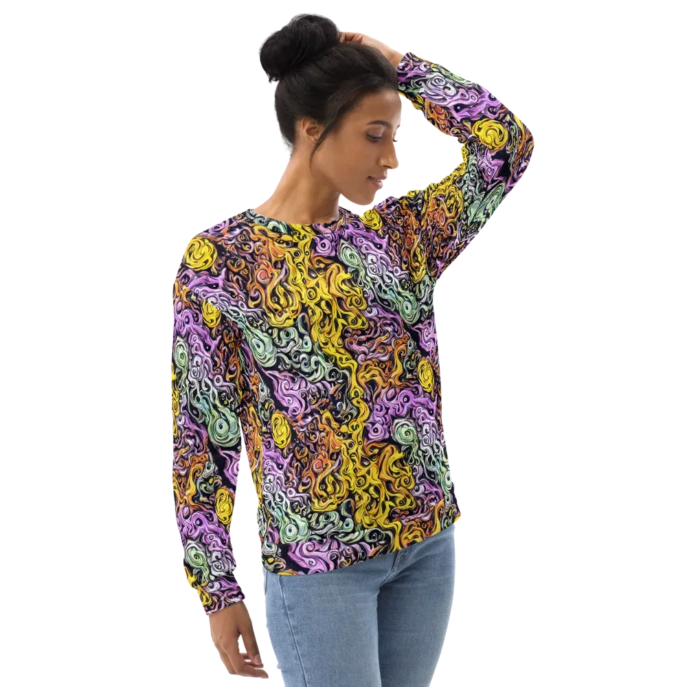 Whirling Spectrum on Sweatshirt — Right Front