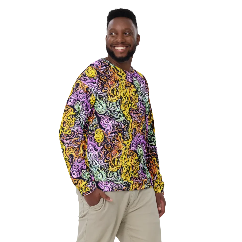 Whirling Spectrum on Sweatshirt — Front