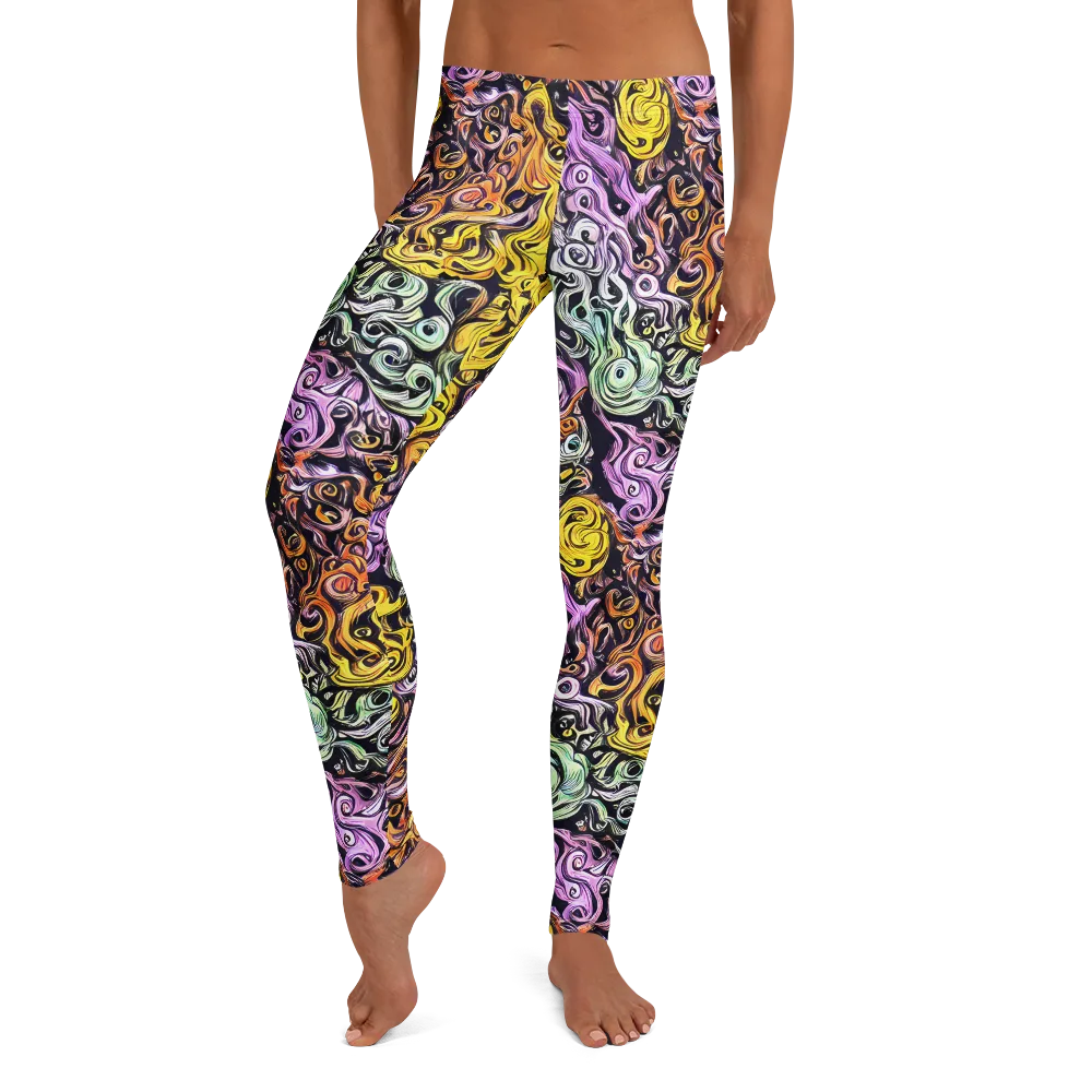 Whirling Spectrum on Leggings — Front