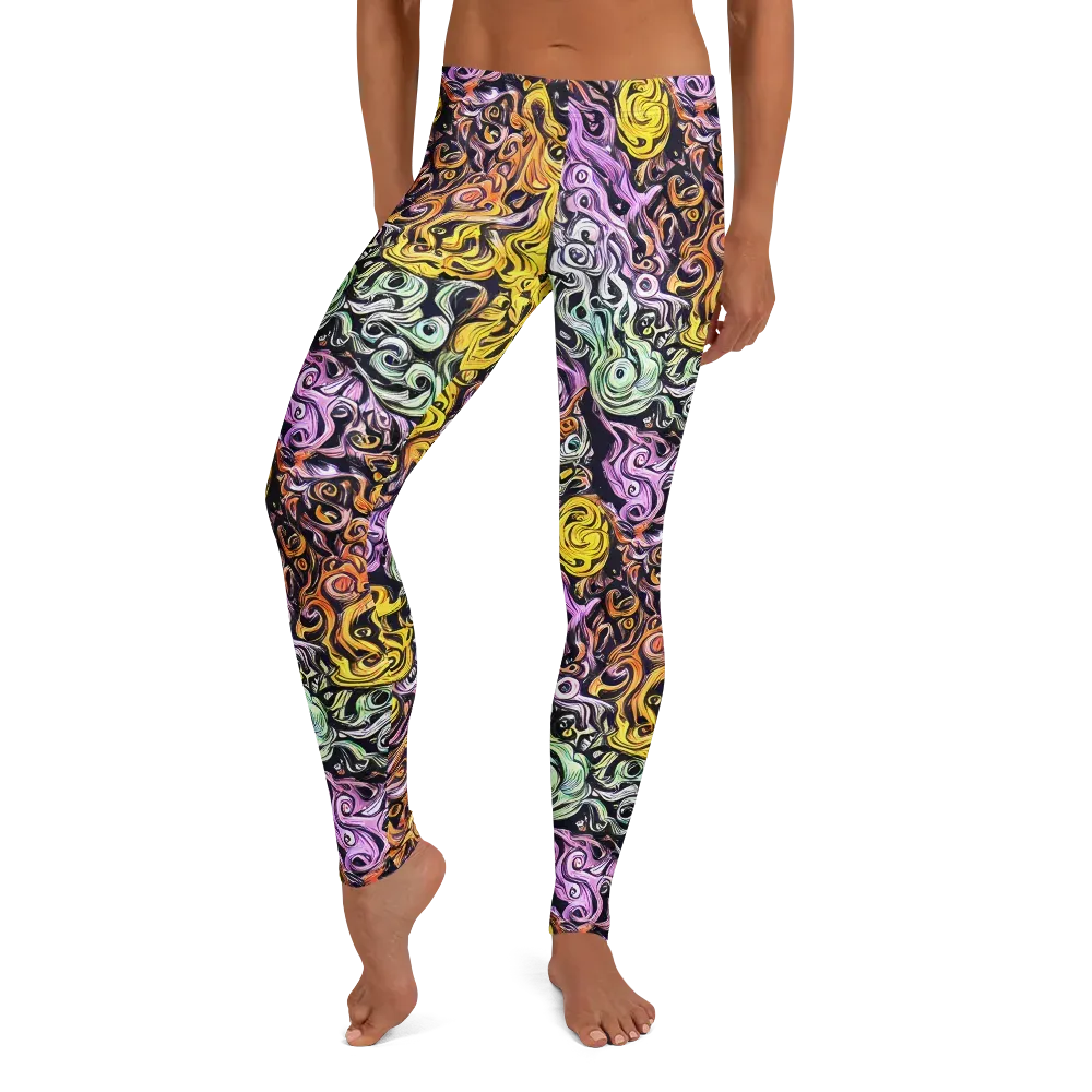 Whirling Spectrum on Leggings — Front