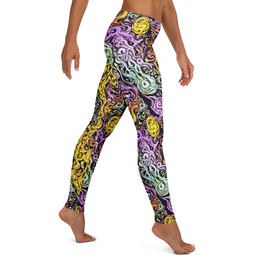 Whirling Spectrum on Leggings — Right