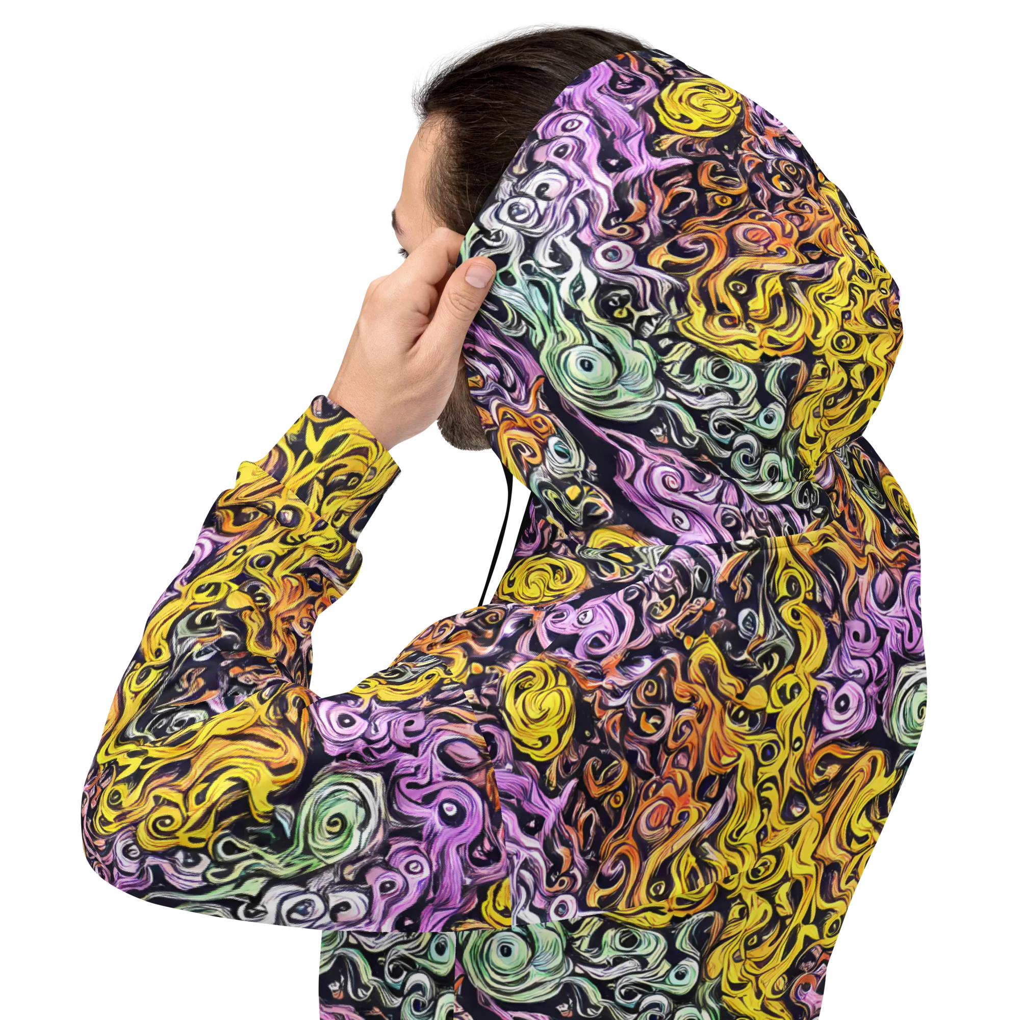 Whirling Spectrum on Hoodie — Back