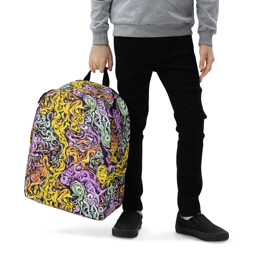 Whirling Spectrum on Minimalist Backpack — Zoomed-in