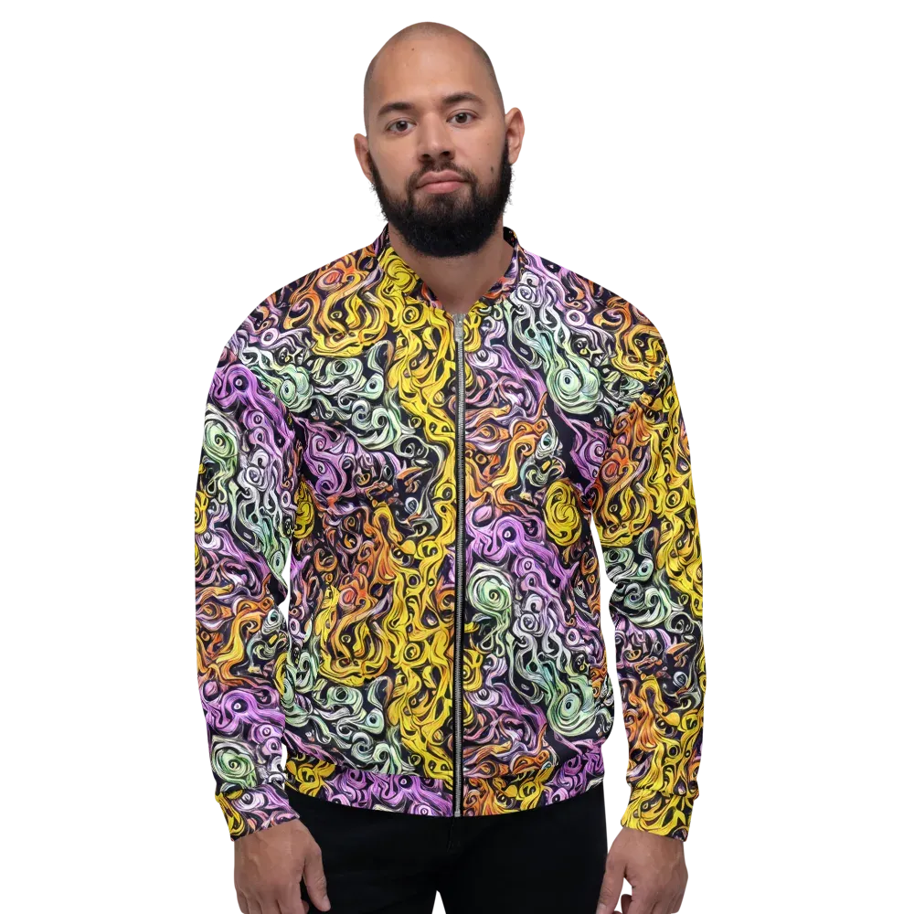 Whirling Spectrum on Bomber Jacket — Front