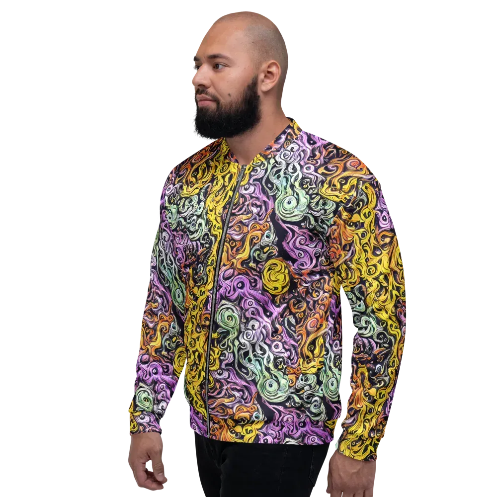 Whirling Spectrum on Bomber Jacket — Left