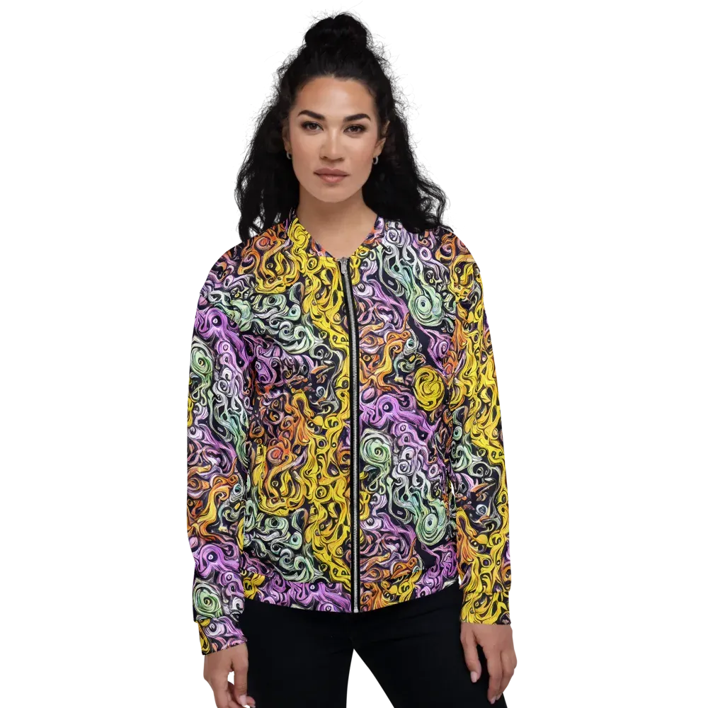 Whirling Spectrum on Bomber Jacket — Front