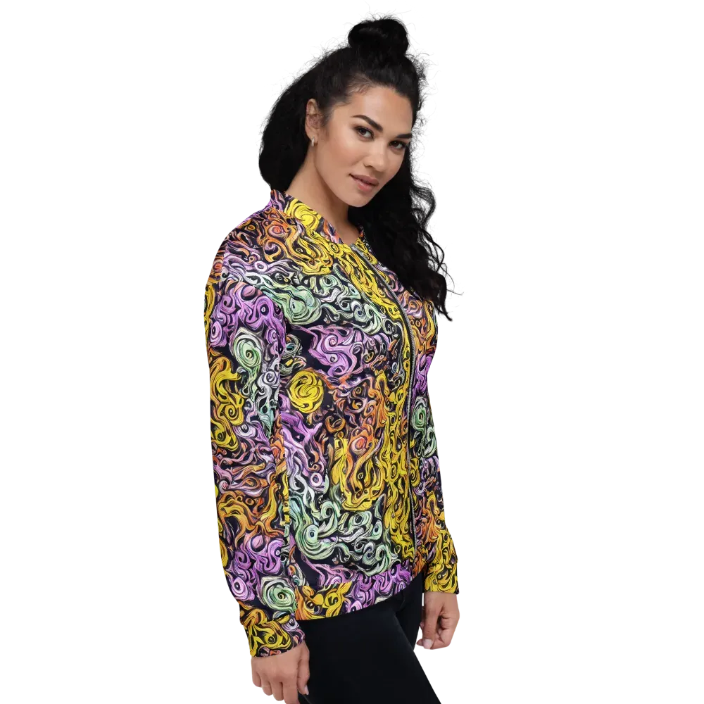 Whirling Spectrum on Bomber Jacket — Right