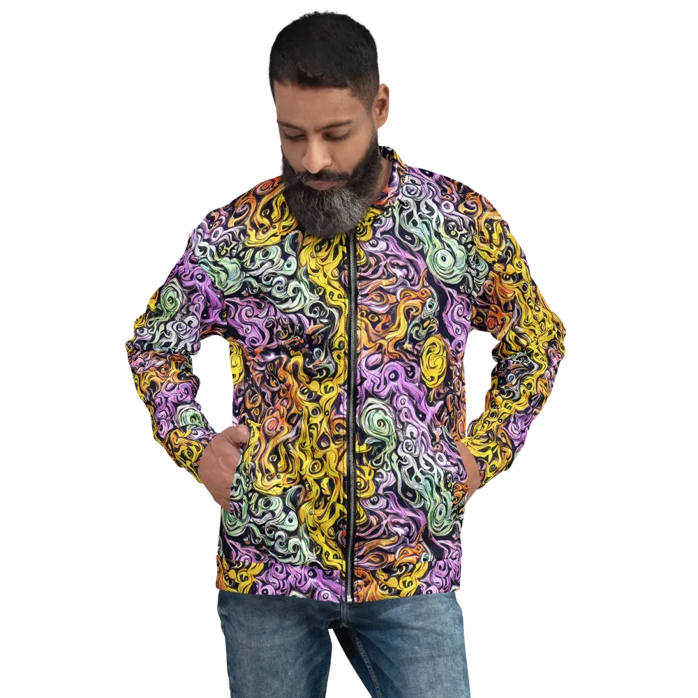 Whirling Spectrum on Bomber Jacket — Front