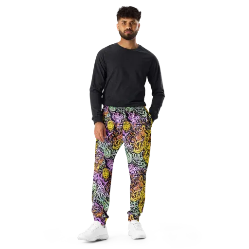 Whirling Spectrum on a Men's Joggers