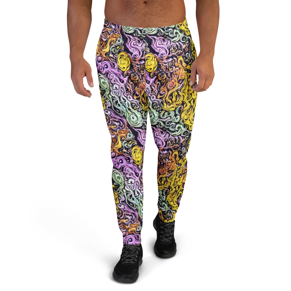 Whirling Spectrum on Men's Joggers — Front