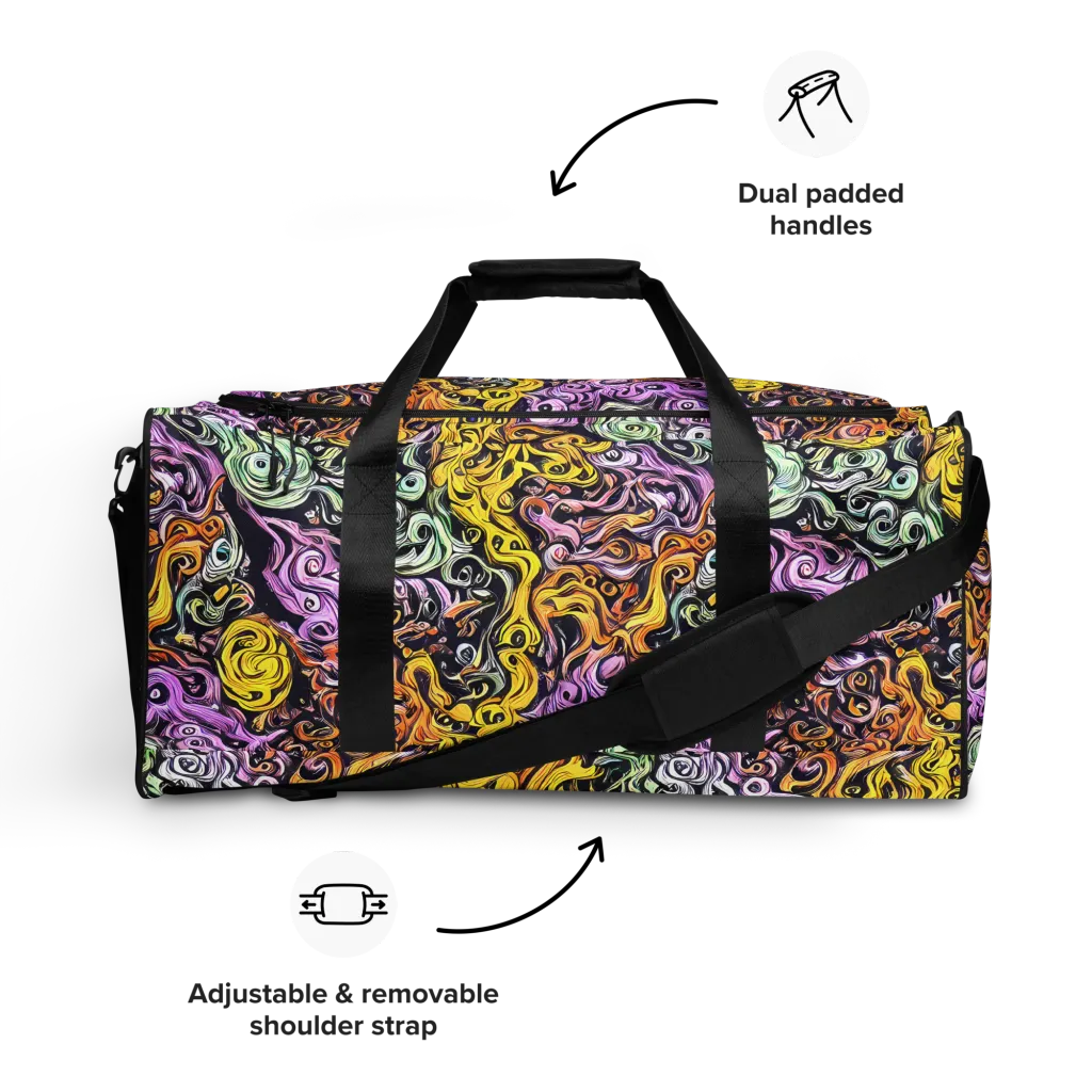 Whirling Spectrum on Duffle Bag — Front