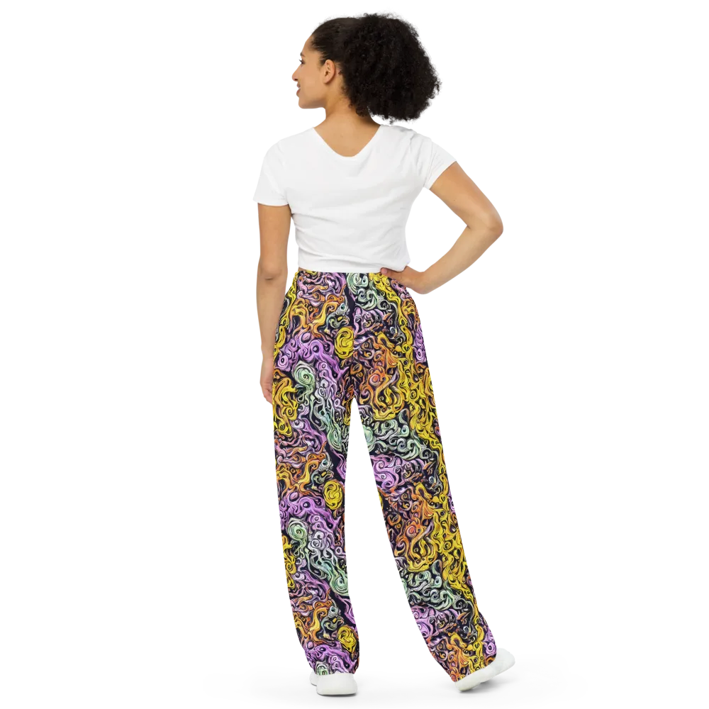 Whirling Spectrum on Wide-Leg Pants — Back
