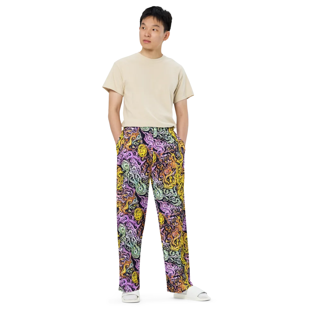 Whirling Spectrum on Wide-Leg Pants — Front