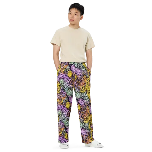 Whirling Spectrum on a Wide-Leg Pants