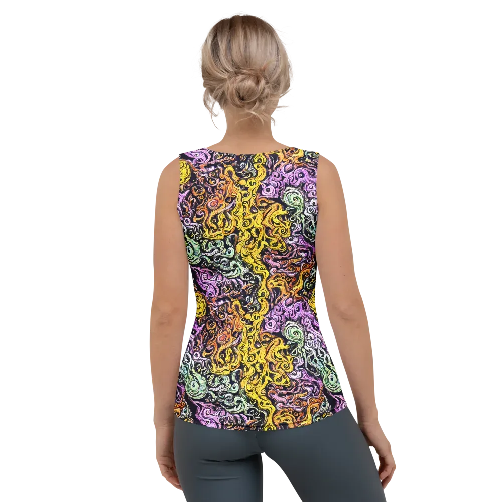 Whirling Spectrum on Women's Tank Top — Back