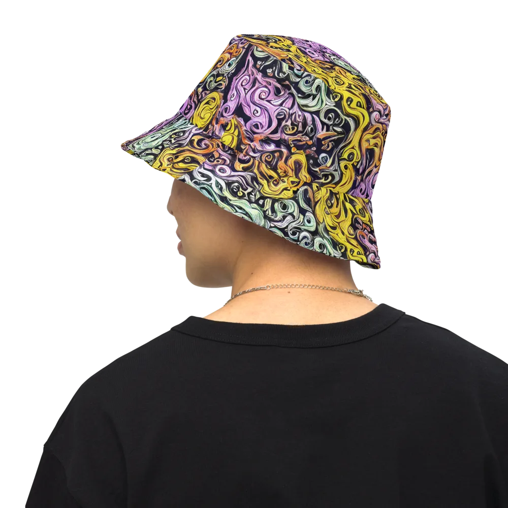 Whirling Spectrum on Reversible Bucket Hat — Back Inside