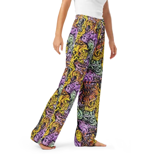 Whirling Spectrum on a Women's Pajama Pants