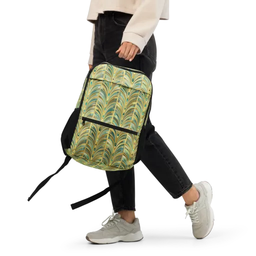 Gilded Plume on a Utility Backpack