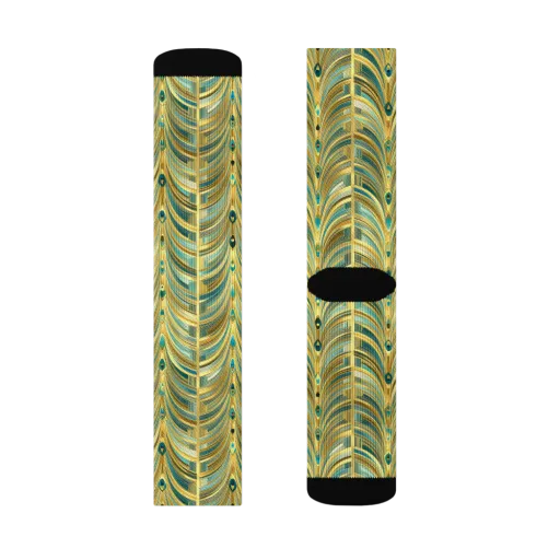 Gilded Plume on a Socks