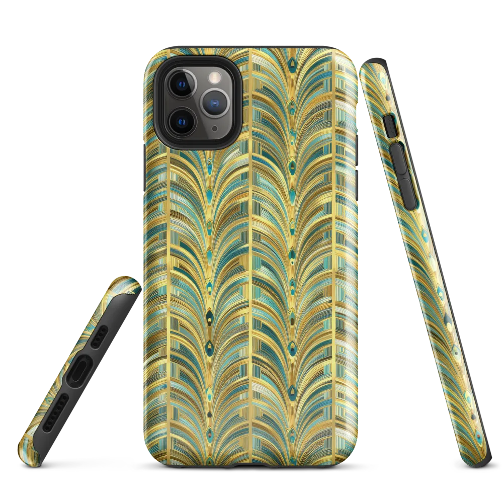 Gilded Plume on Tough Case for iPhone® — Front