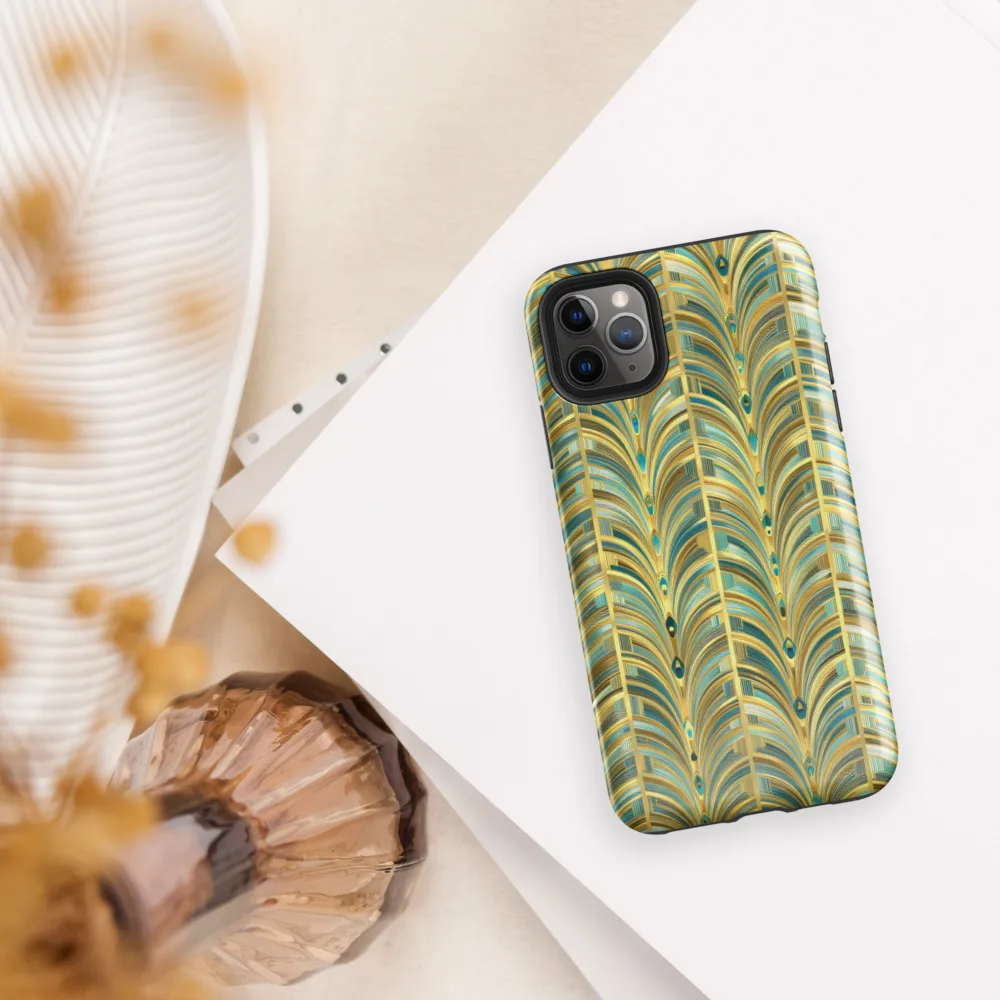 Gilded Plume on Tough Case for iPhone® — Front