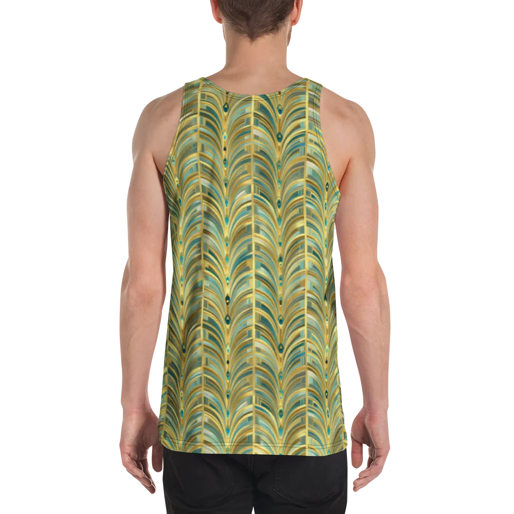 Gilded Plume on Men's Tank Top — Back