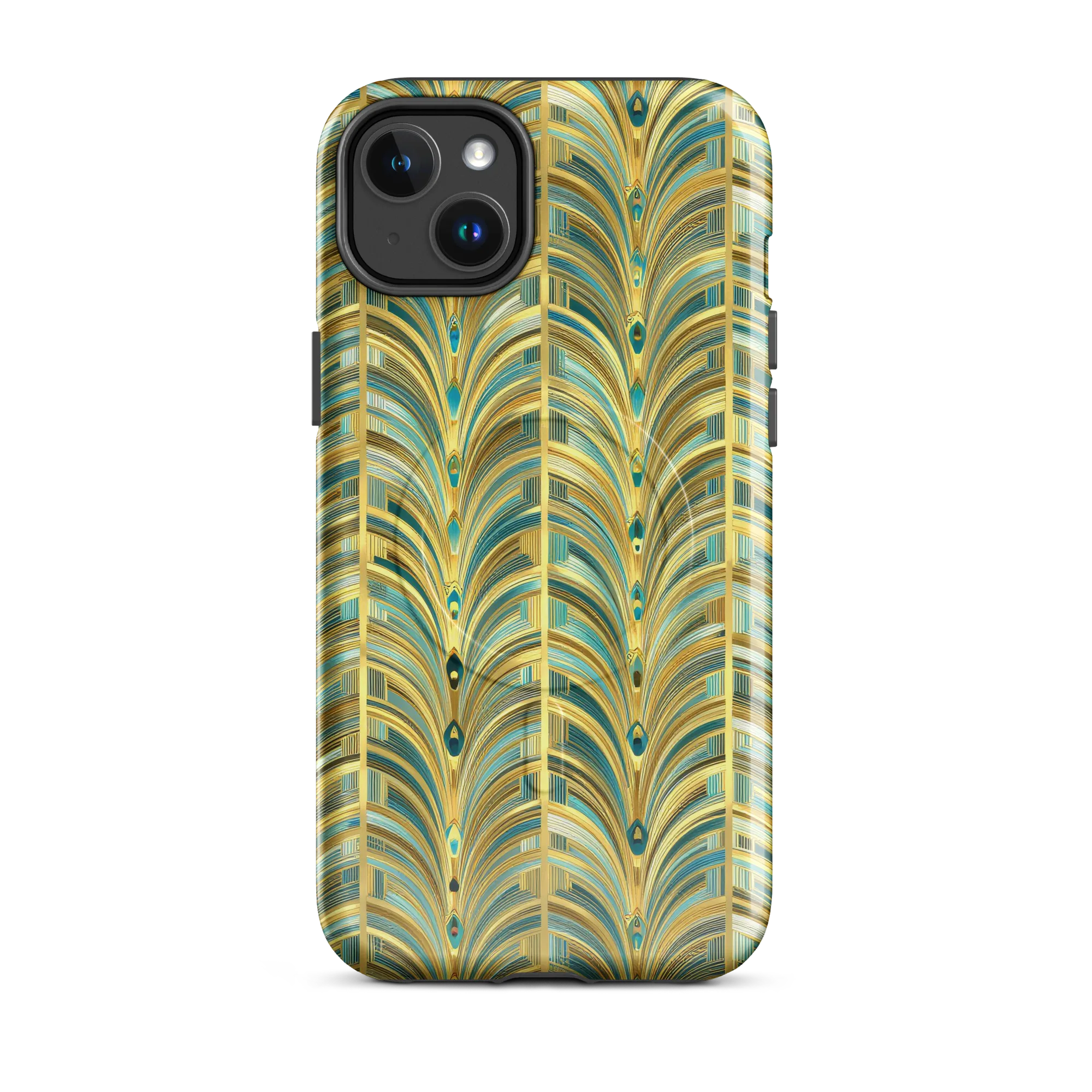 Gilded Plume on MagSafe Tough Case for iPhone® — Front