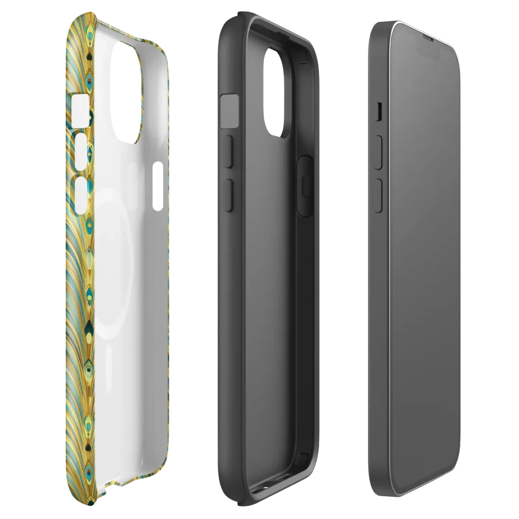Gilded Plume on MagSafe Tough Case for iPhone® — Front