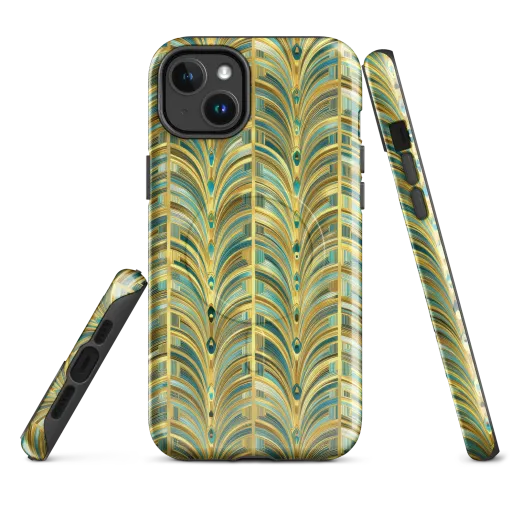 Gilded Plume on a MagSafe Tough Case for iPhone®