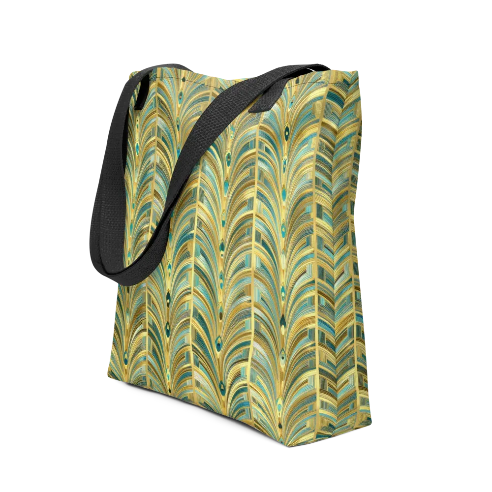 Gilded Plume on Tote Bag — Front