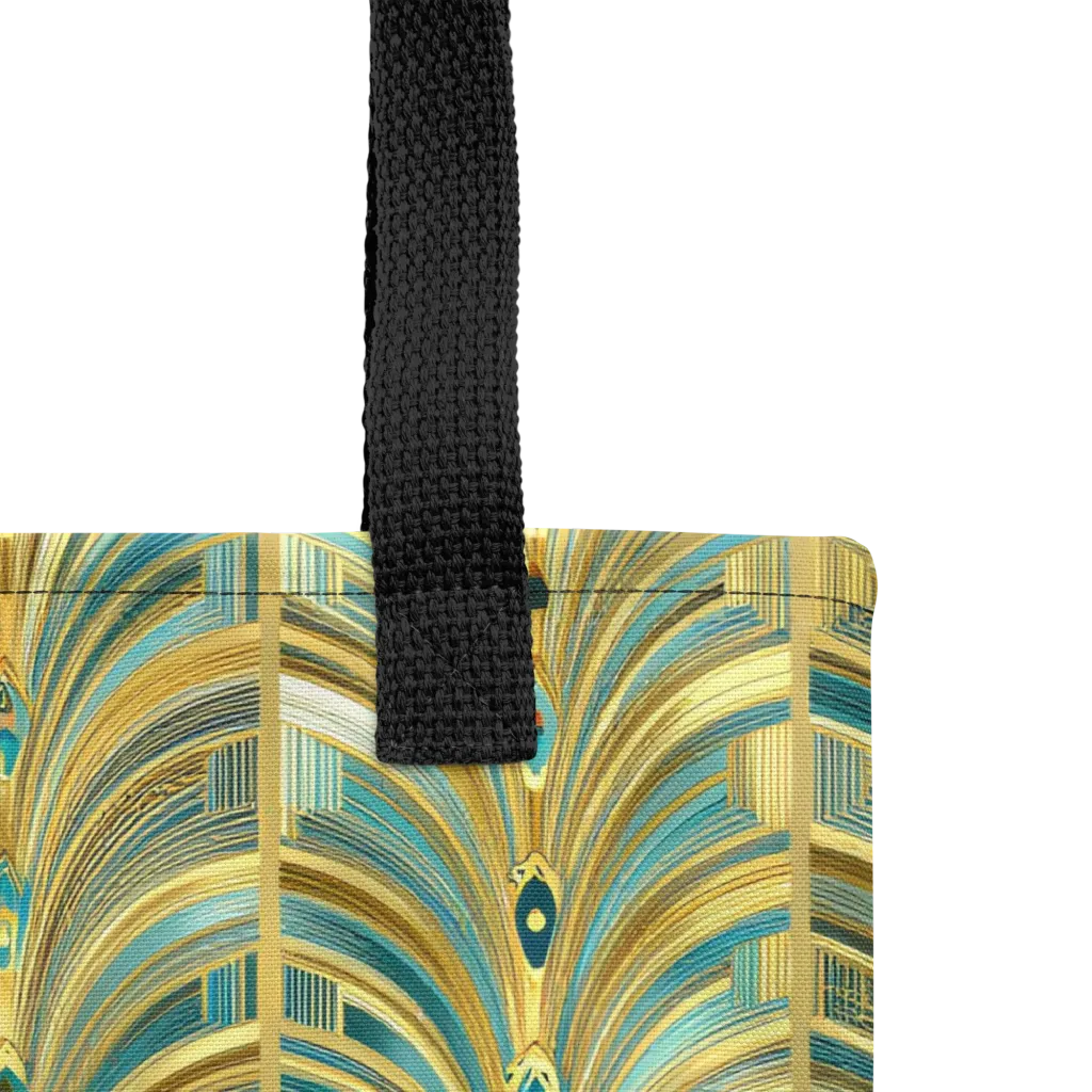 Gilded Plume on Tote Bag — Product details
