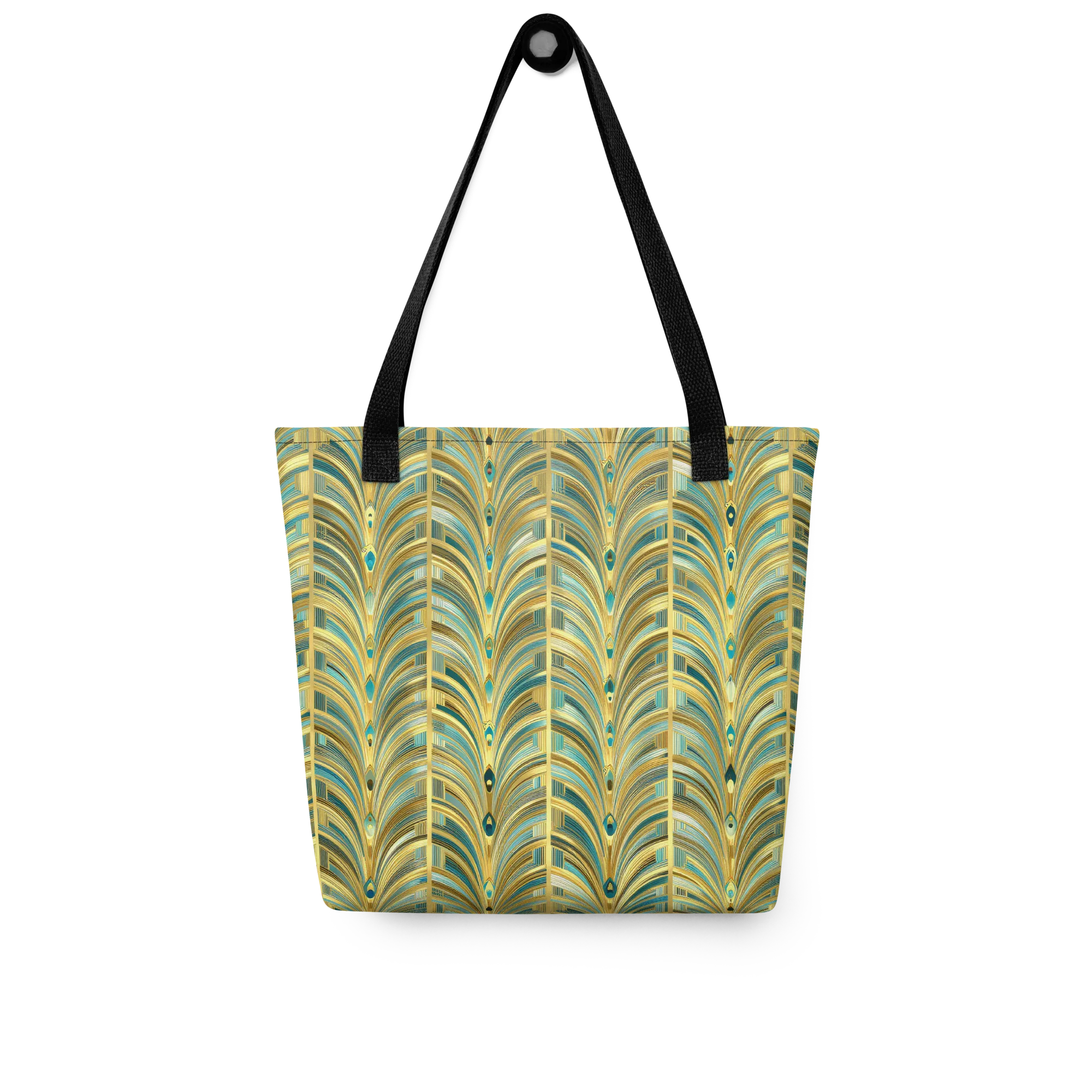 Gilded Plume on Tote Bag — Front
