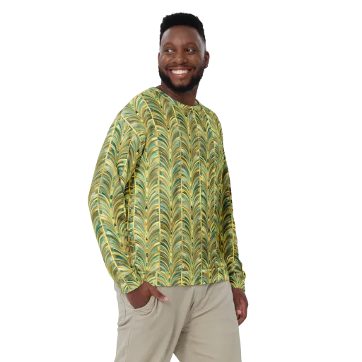 Gilded Plume on a Sweatshirt