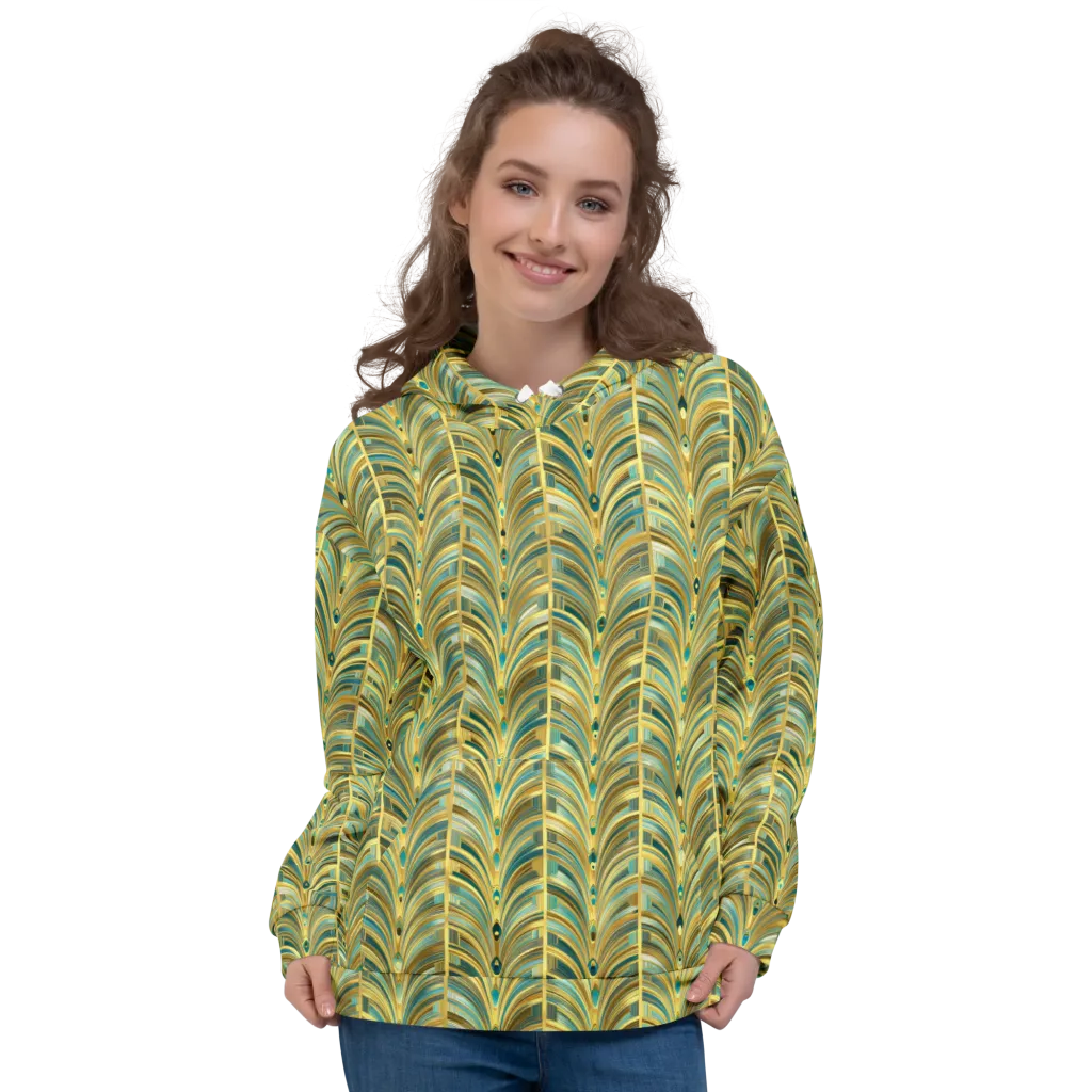 Gilded Plume on Hoodie — Front