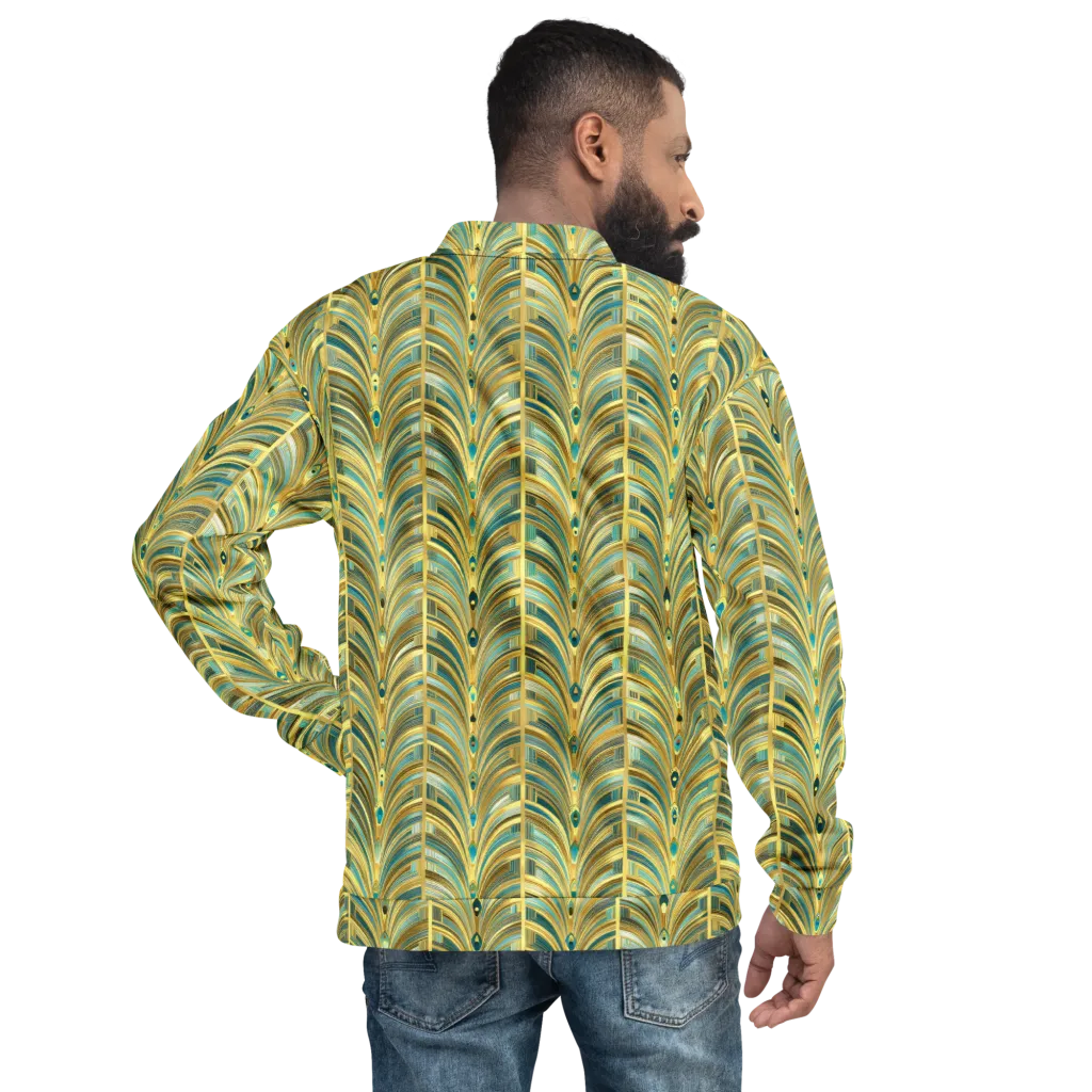 Gilded Plume on Bomber Jacket — Back