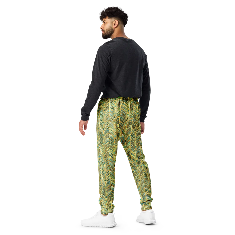 Gilded Plume on Men's Joggers — Back