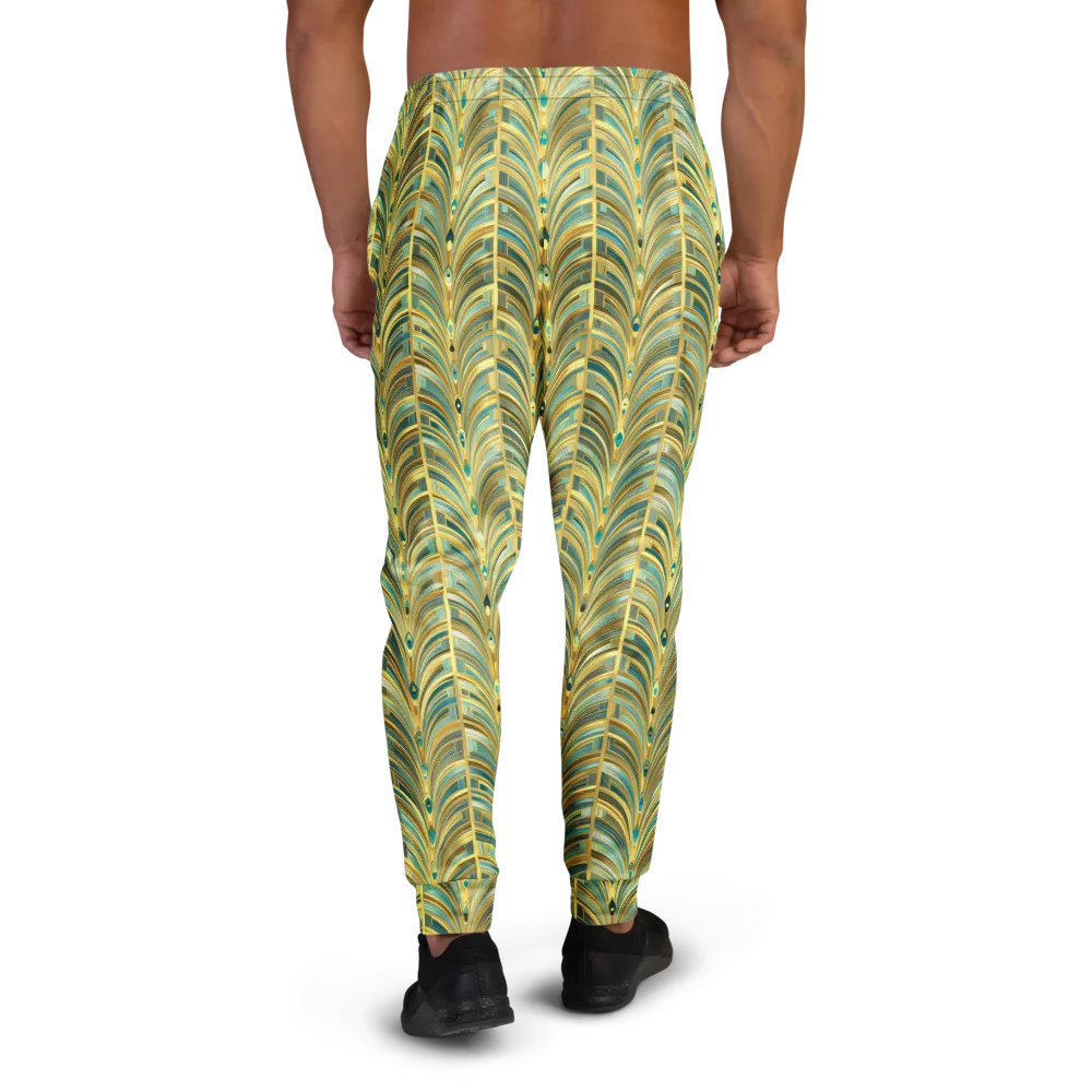 Gilded Plume on Men's Joggers — Back
