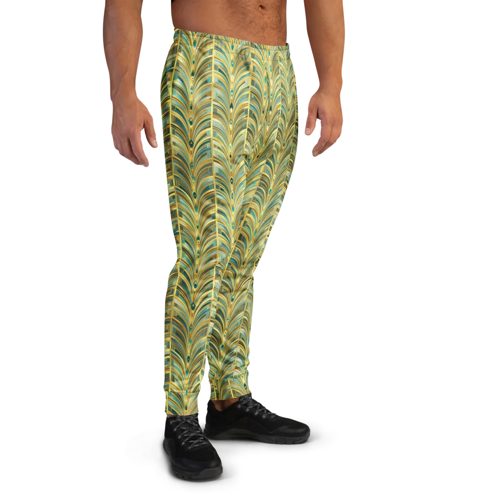 Gilded Plume on Men's Joggers — Right