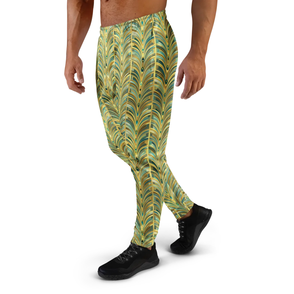 Gilded Plume on Men's Joggers — Left