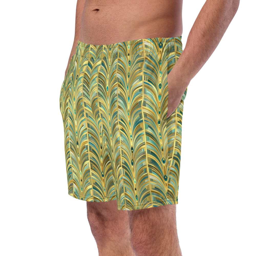 Gilded Plume on Swim Trunks — Left Front
