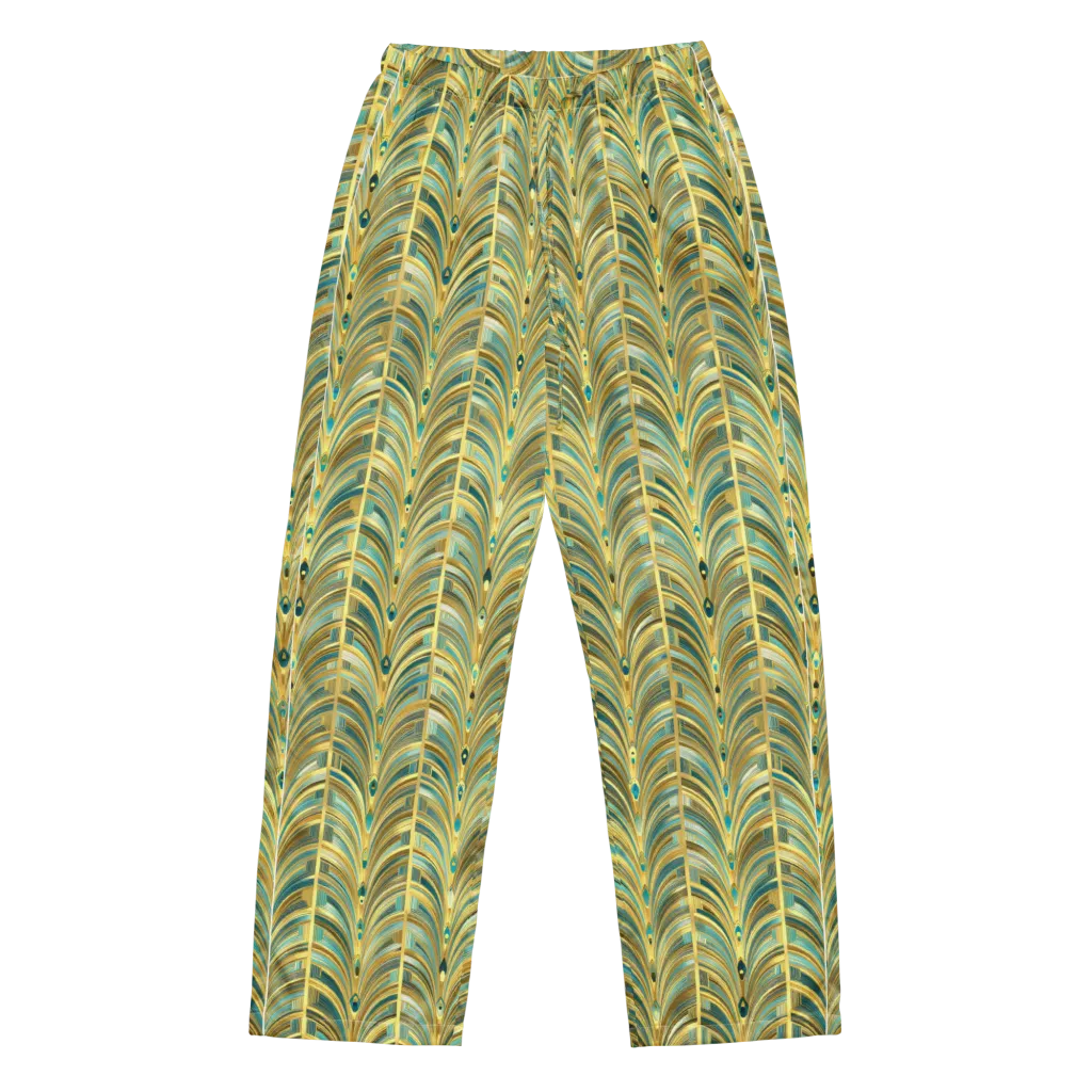 Gilded Plume on Women's Pajama Pants — Front