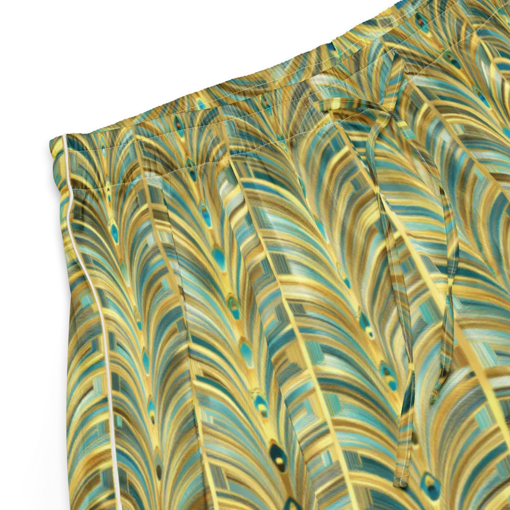 Gilded Plume on Women's Pajama Shorts — Product details